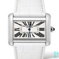 Pre-Owned 34MM CARTIER TANK DIVAN (2002) STAINLESS STEEL