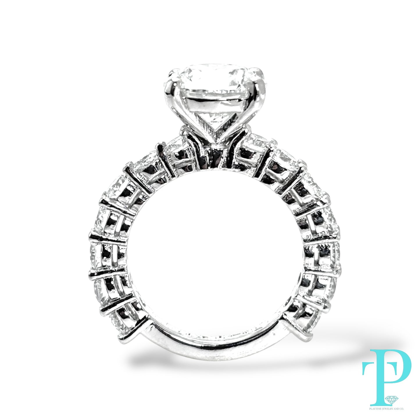 2.00 CT ROUND-CUT DIAMOND ENGAGEMENT RING / LAB-GROWN