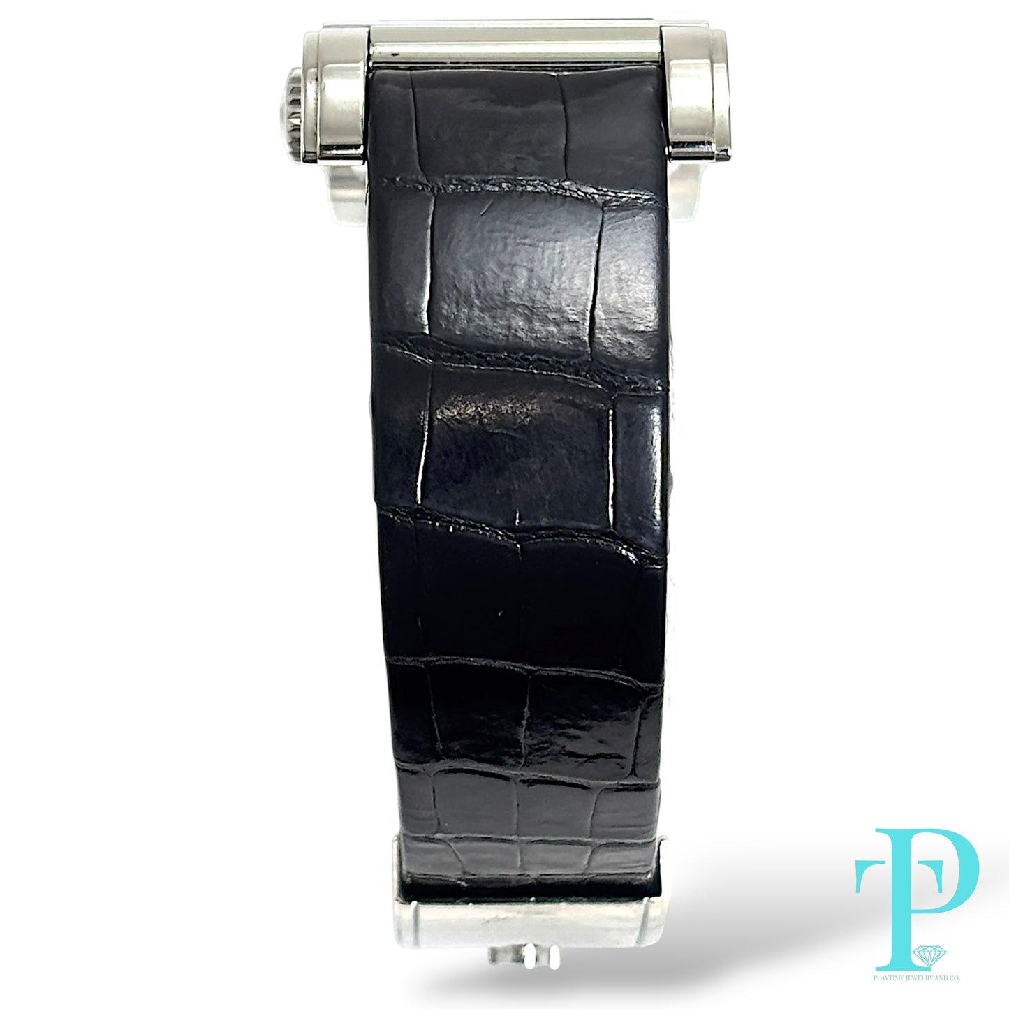 28MM ROLEX CELLINI CHRONOMETER 18KT WHITE GOLD MENS WATCH / REF. 5443/9