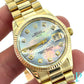 34MM ROLEX DATE REF.1510 14KT YELLOW GOLD MOP DIAL