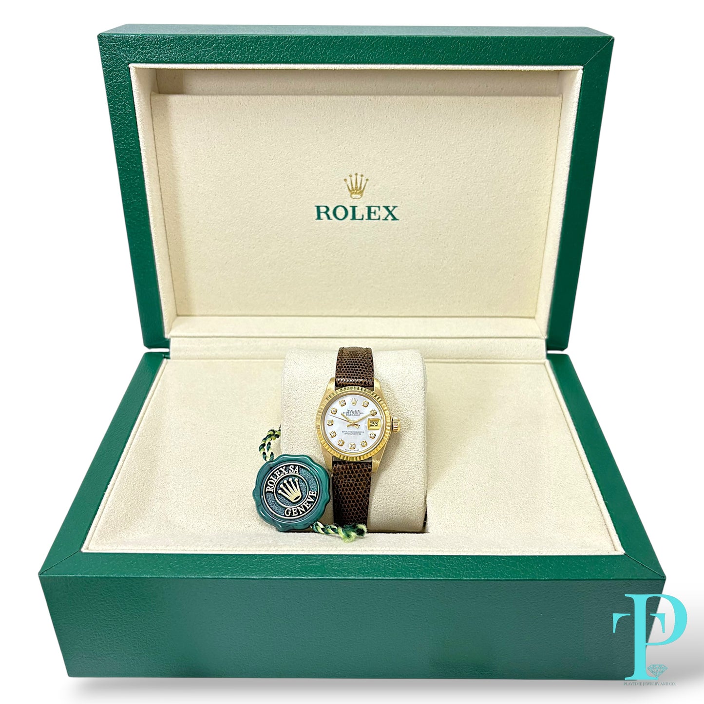 26MM ROLEX DATEJUST 18KT GOLD LADIES WATCH Ref.6917