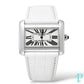 Pre-Owned 34MM CARTIER TANK DIVAN (2002) STAINLESS STEEL