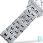 31MM CARTIER PANTHERE DE CARTIER / BUSTDOWN / DIAMOND ENCRUSTED / STAINLESS STEEL / NATURAL DIAMONDS / WHITE ROMAN DIAL