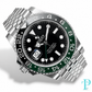 PRE-OWNED 40MM ROLEX GMT-MASTER II JUBILEE BRACELET (SPRITE) REF.126720
