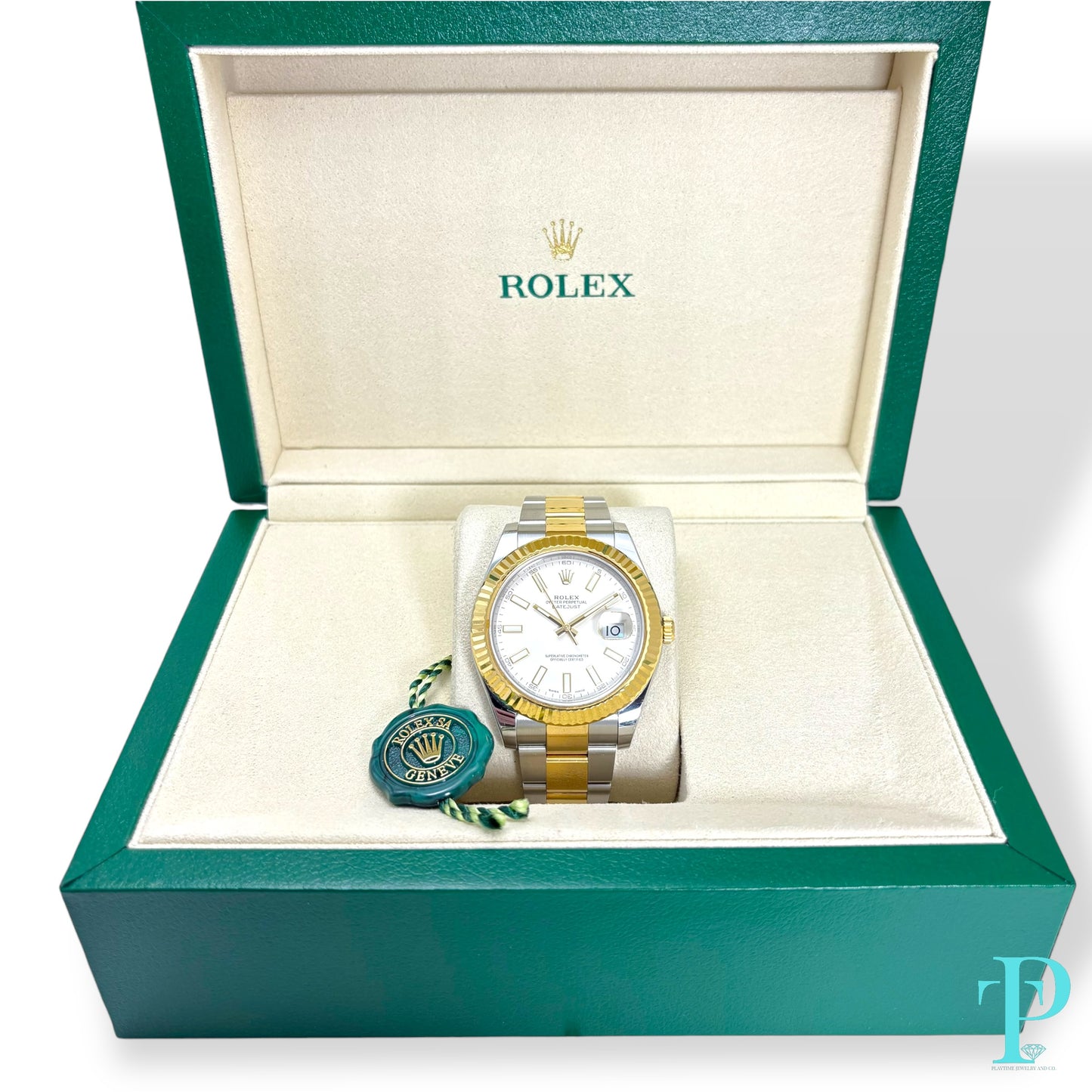 41MM ROLEX DATEJUST / 18KT YELLOW GOLD / IVORY DIAL / AUTOMATIC Ref.116333