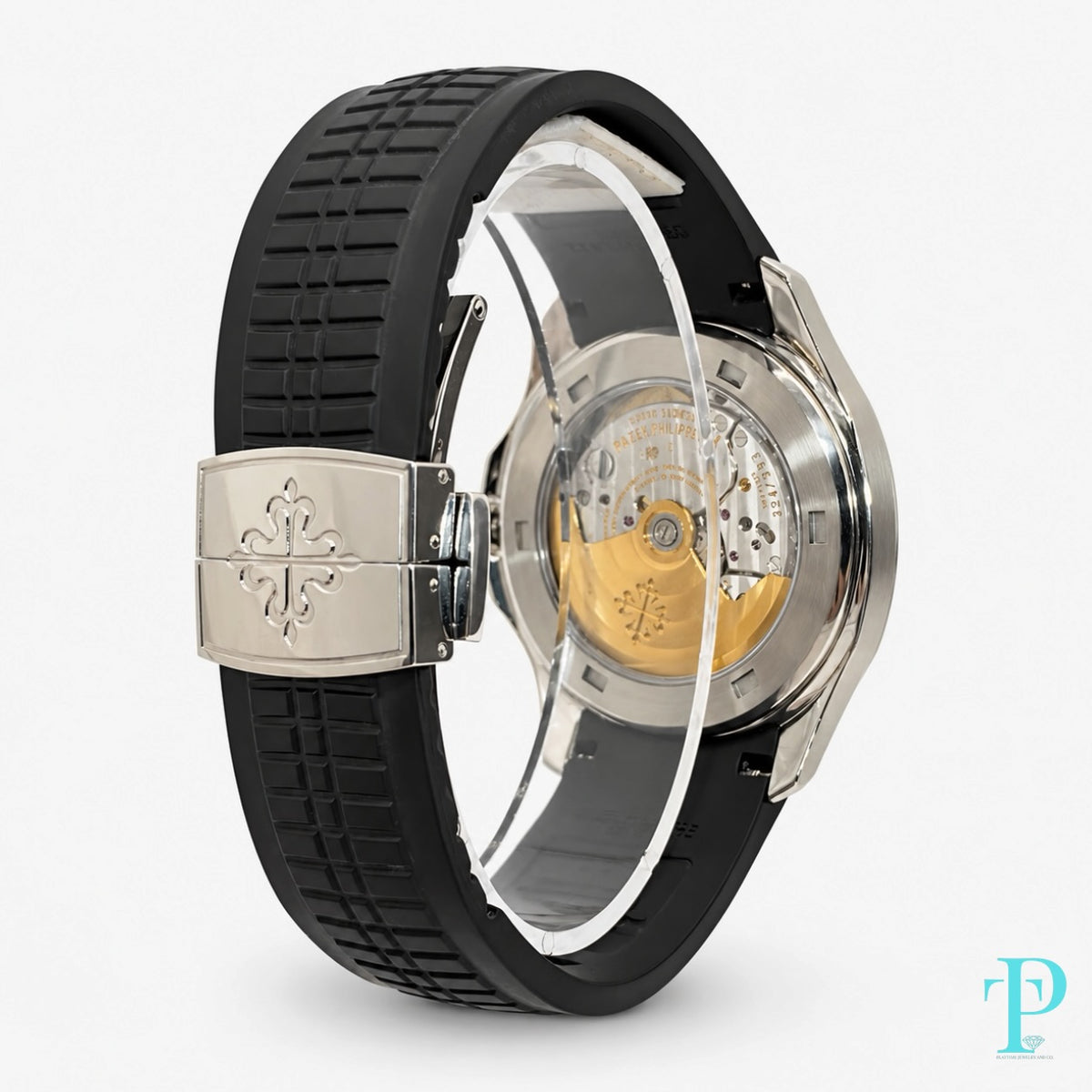 PRE-OWNED 38MM PATEK PHILIPPE AQUANAUT 5165A-001