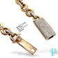 14KT ROSE GOLD 166g 22” 17.31CTW INFINITY LINK DIAMOND CHAIN