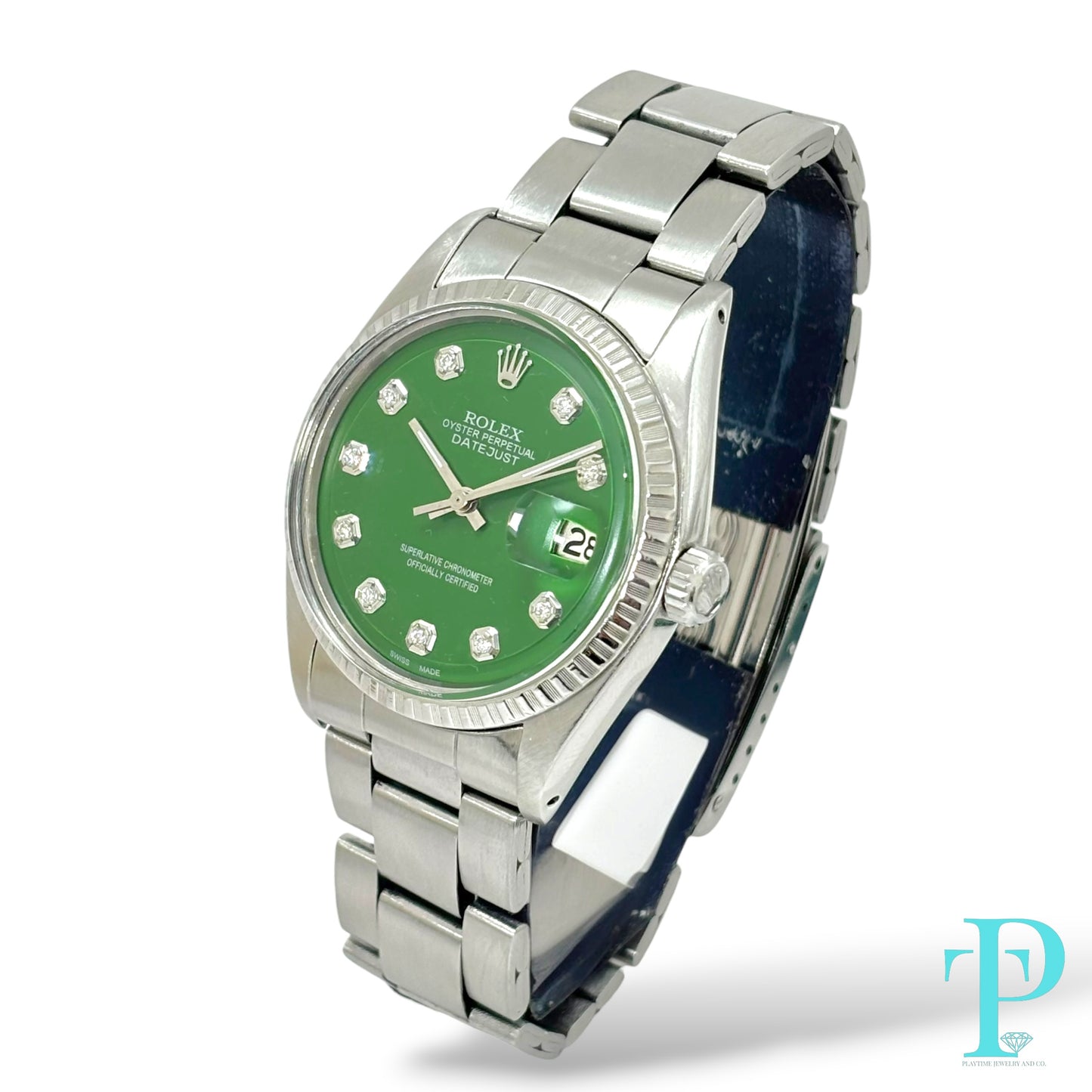 36MM ROLEX DATE / GREEN DIAL / REF.1601