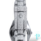 41MM ROLEX DATEJUST “AVALANCHE” / VVS-1 BUSTDOWN / DIAMOND ENCRUSTED / STAINLESS STEEL / OYSTER BRACELET / STICK HOUR-MARKERS / AUTOMATIC MOVEMENT