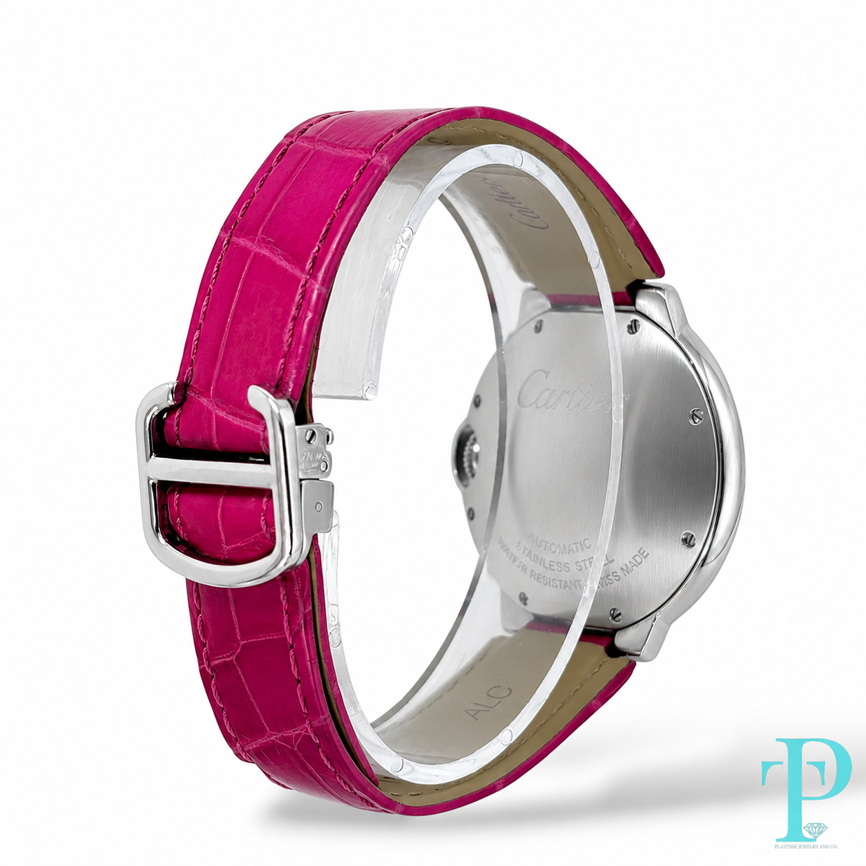 PRE-OWNED 34MM CARTIER BALLON BLEU LADIES WATCH