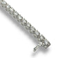 14KT WHITE GOLD ROUND-CUT DIAMOND TENNIS BRACELET 33PT 10.00 CTW