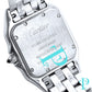 31MM CARTIER PANTHERE DE CARTIER / BUSTDOWN / DIAMOND ENCRUSTED / STAINLESS STEEL / NATURAL DIAMONDS / WHITE ROMAN DIAL