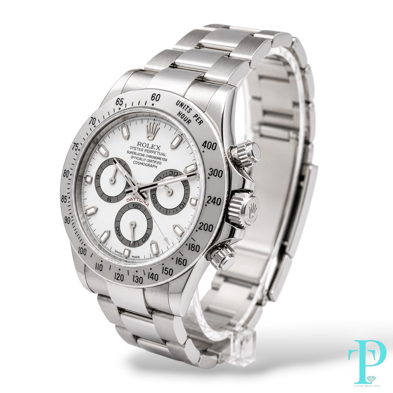 Pre-Owned 40MM Rolex Daytona 116520 Steel / White Dial (2008)