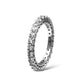 14KT WHITE GOLD DIAMOND ETERNITY BAND 1.00 CT
