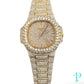 PATEK PHILIPPE 40MM 18KT ROSE GOLD BUSTDOWN/DIAMOND ENCRUSTED
