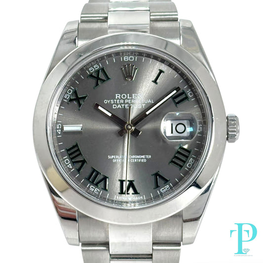 41MM ROLEX DATEJUST “WIMBLEDON” REF. 116300
