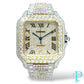41MM CARTIER “SANTOS DE CARTIER” VVS-1 NATURAL DIAMOND BUSTDOWN MENS WATCH