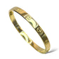 1/1 ESTATE VINTAGE CARTIER LOVE BRACELET 18KT YELLOW GOLD (SIZE 17)