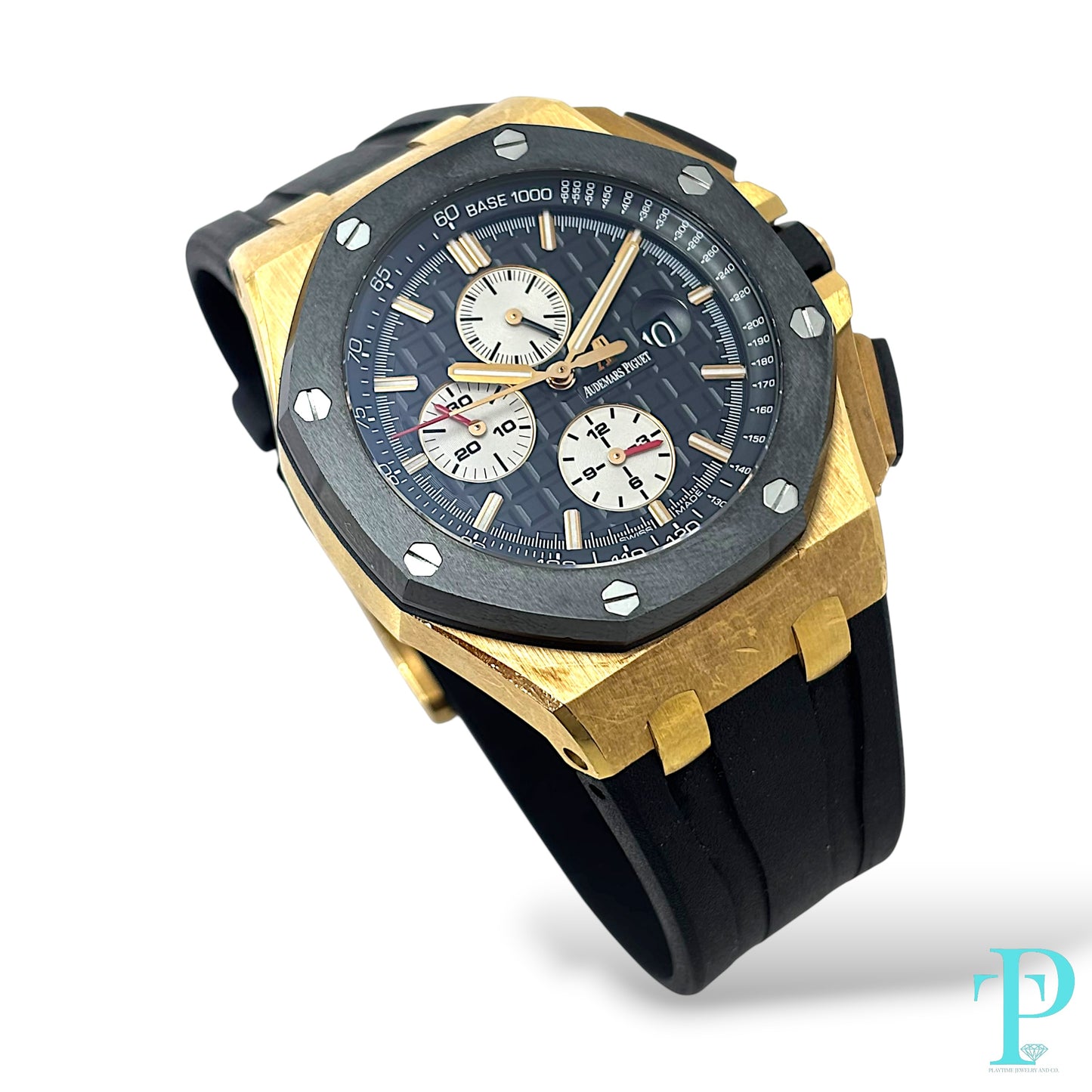 44MM AUDEMARS PIGUET ROYAL OAK OFFSHORE CHRONOGRAPH 18KT ROSE GOLD — REF. 26401RO.OO.A002CA.01