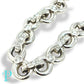 14KT WHITE GOLD / 166.0g 22” 15MM 17.56CTW DIAMOND / INFINITY LINK CHAIN