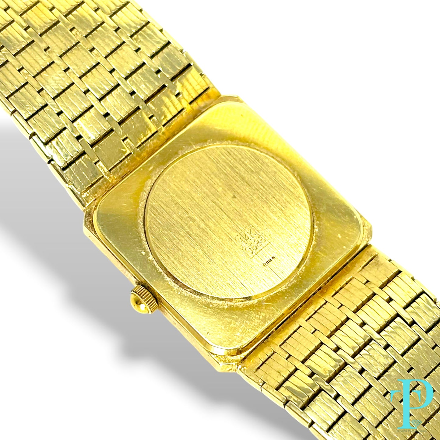 36MM VINTAGE GENÈVE 14KT SOLID GOLD RECTANGULAR WATCH