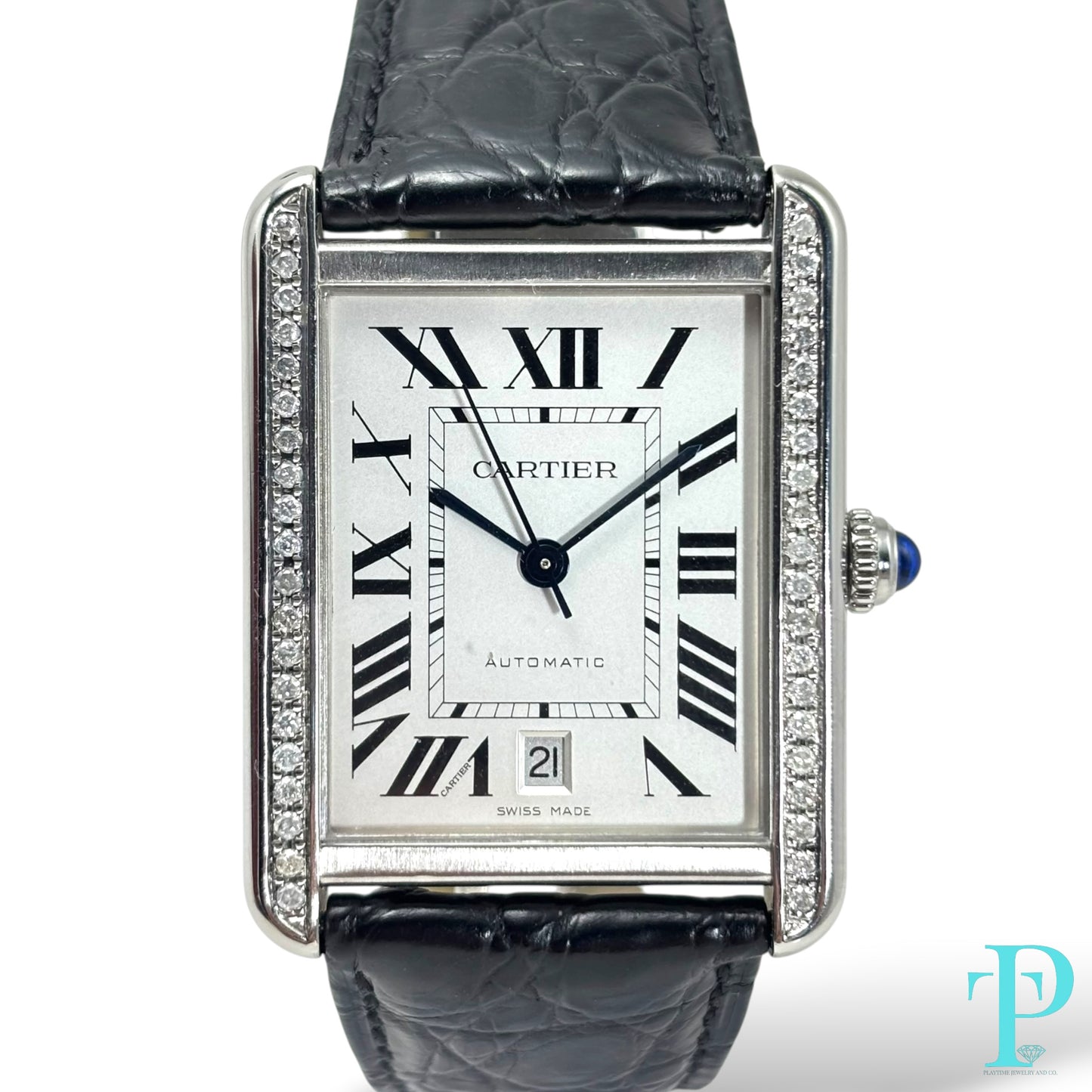 Pre-Owned 38MM Cartier Tank SOLO XL Automatic Ref.3515 (2018)