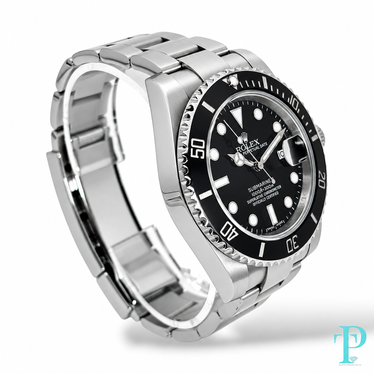 PRE-OWNED 41MM ROLEX SUBMARINER REF.116610LN BLACK DIAL MENS WATCH