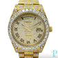 41MM ROLEX DAY-DATE PRESIDENTIAL 18KT GOLD NATURAL DIAMOND BUSTDOWN 28CTW