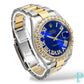 PRE-OWNED 41MM ROLEX DATEJUST REF.116333 18KT-OYSTER & DIAMOND BEZEL