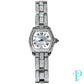 38MM CARTIER ROADSTER BUSTDOWN/DIAMOND ENCRUSTED REF. 2510 STAINLESS STEEL / WHITE ROMAN DIAL / AUTOMATIC MOVEMENT