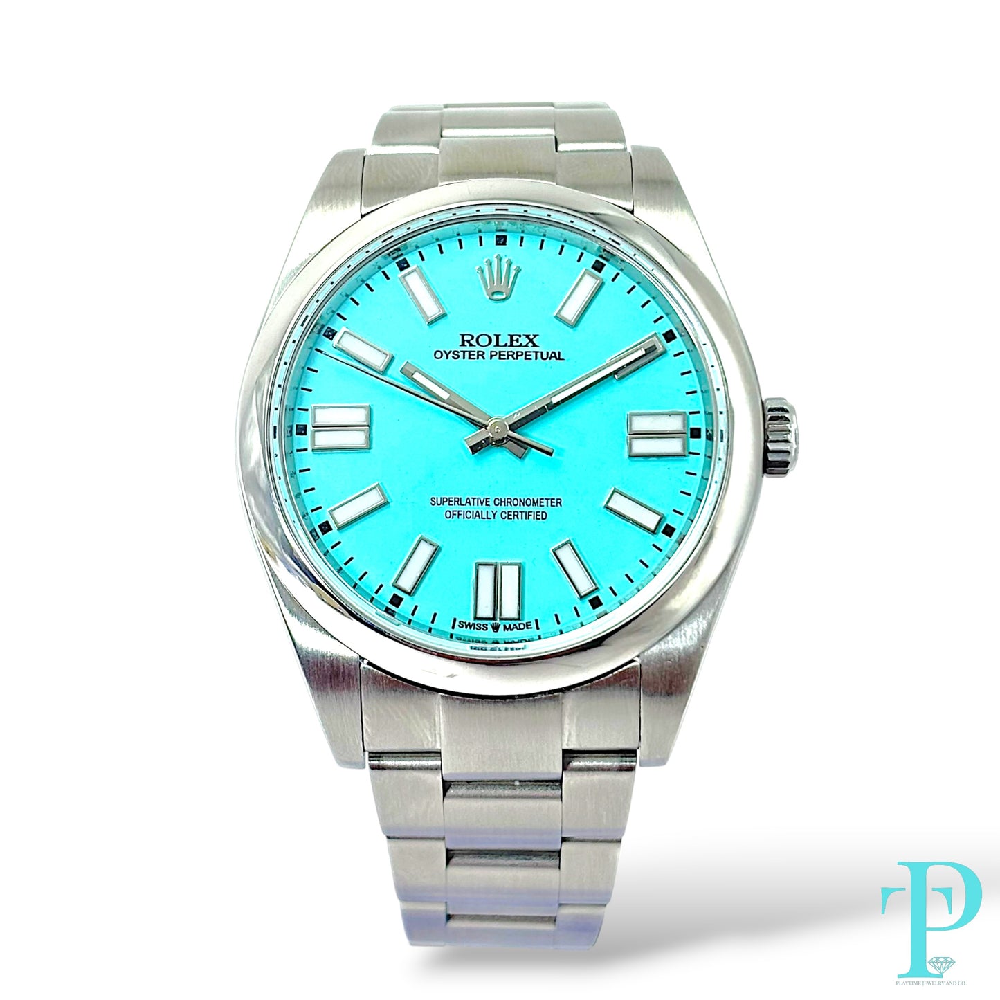 40MM ROLEX OYSTER PERPETUAL REF.124300 MENS WATCH