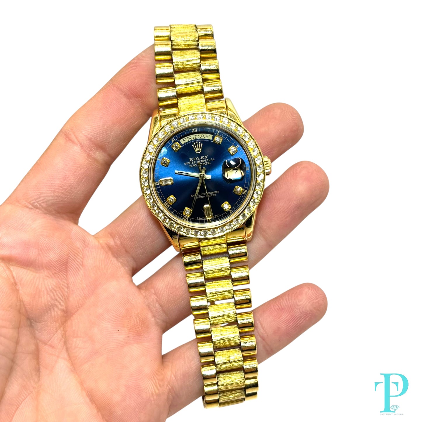 36MM ROLEX DAY-DATE(PRESIDENTIAL) 18KT YELLOW GOLD