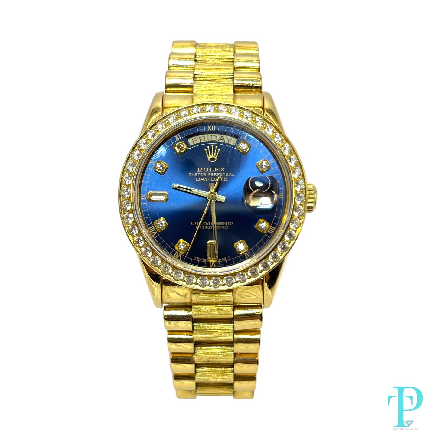 36MM ROLEX DAY-DATE(PRESIDENTIAL) 18KT YELLOW GOLD