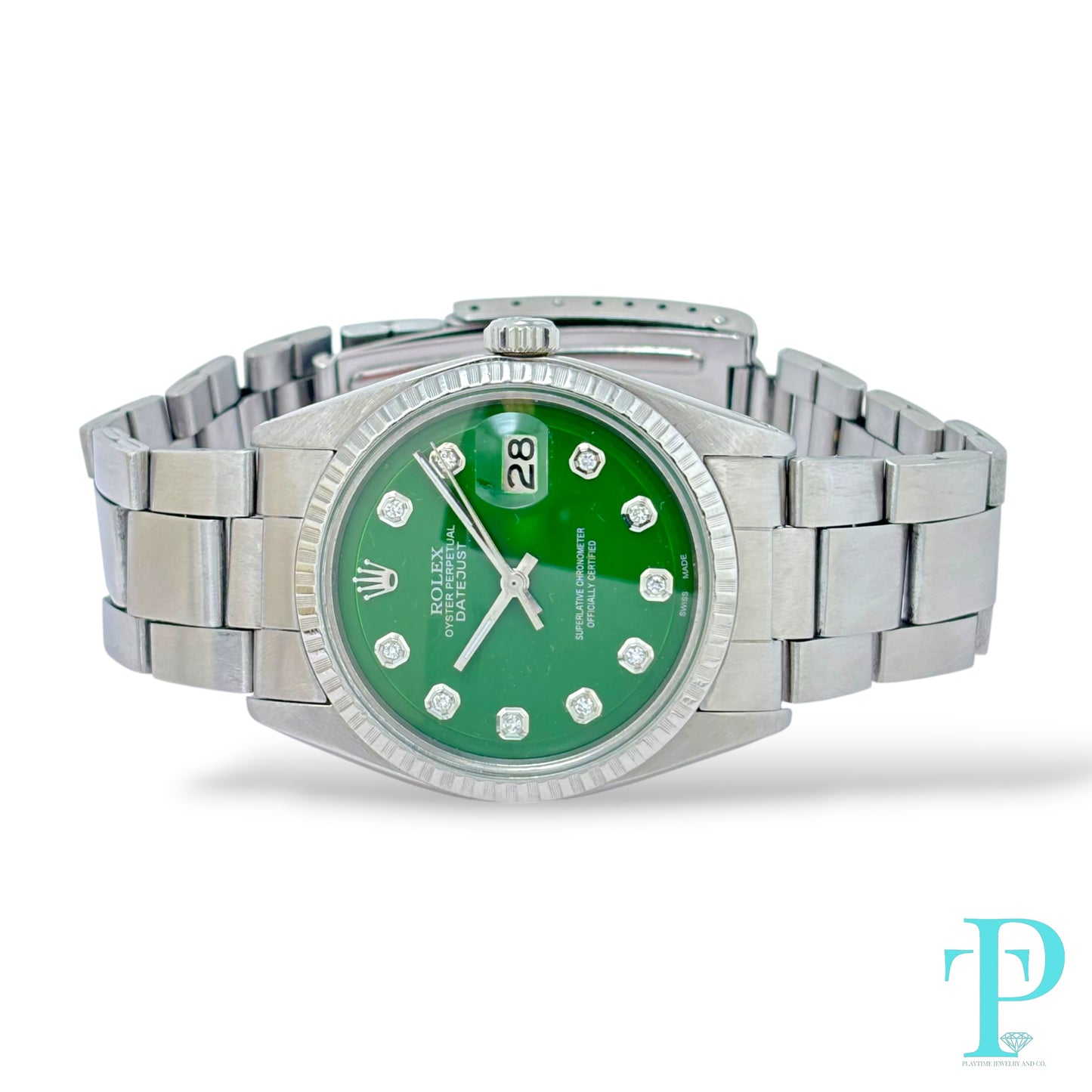 36MM ROLEX DATE / GREEN DIAL / REF.1601