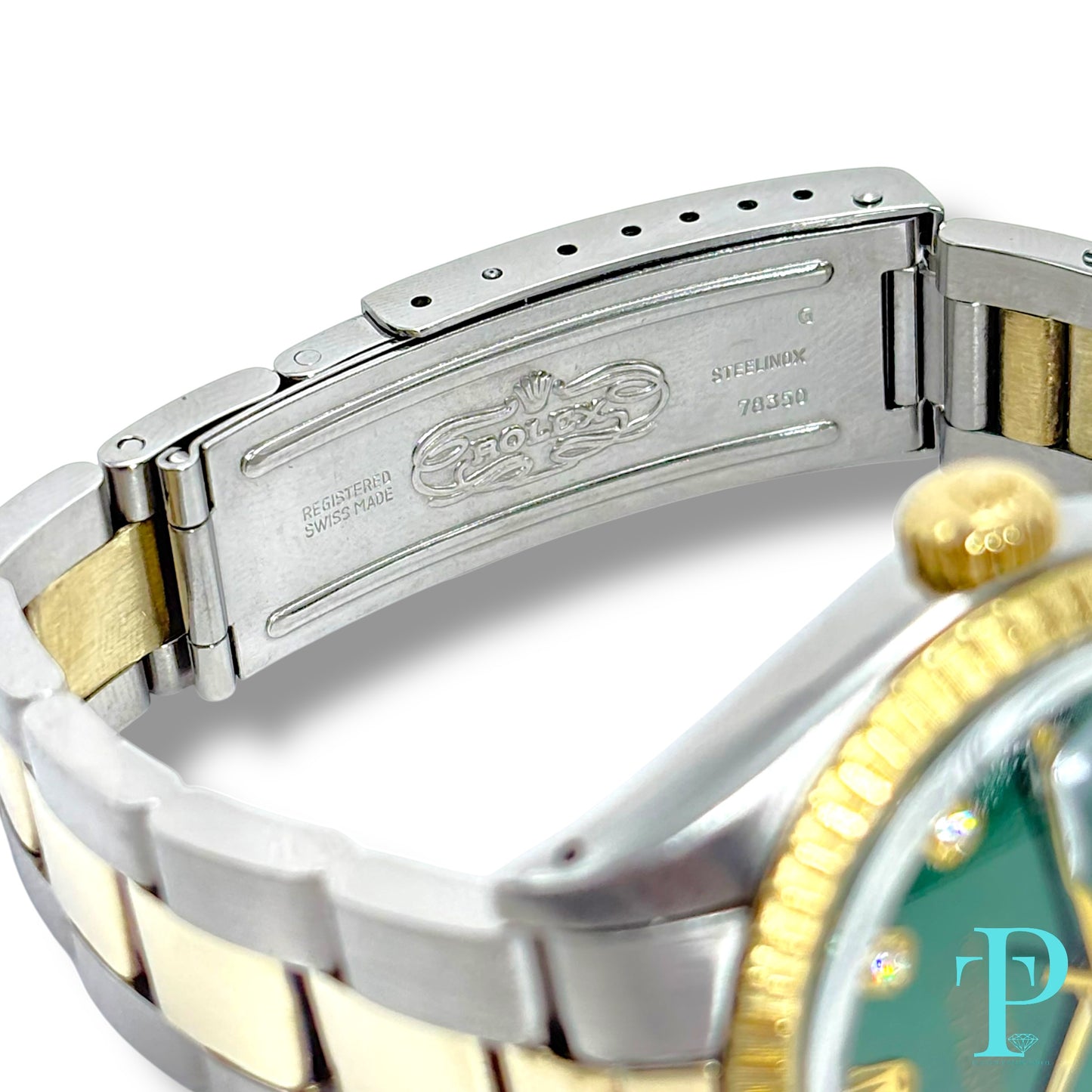 34MM ROLEX DATE 18KT TWO-TONE MEN’S WATCH