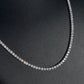 SOLID 14KT GOLD VVS-1 CVD 9.81CTW DIAMOND TENNIS NECKLACE