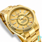 PRE-OWNED 42MM ROLEX SKY-DWELLER 18KT GOLD MENS WATCH REF.336938