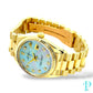 34MM ROLEX DATE REF.1510 / 14KT SOLID GOLD / MOP DIAL / PRESIDENTIAL BRACELET / AUTOMATIC