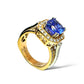 1/1 ESTATE 18KT GOLD 2.80 CT TANZANITE RING