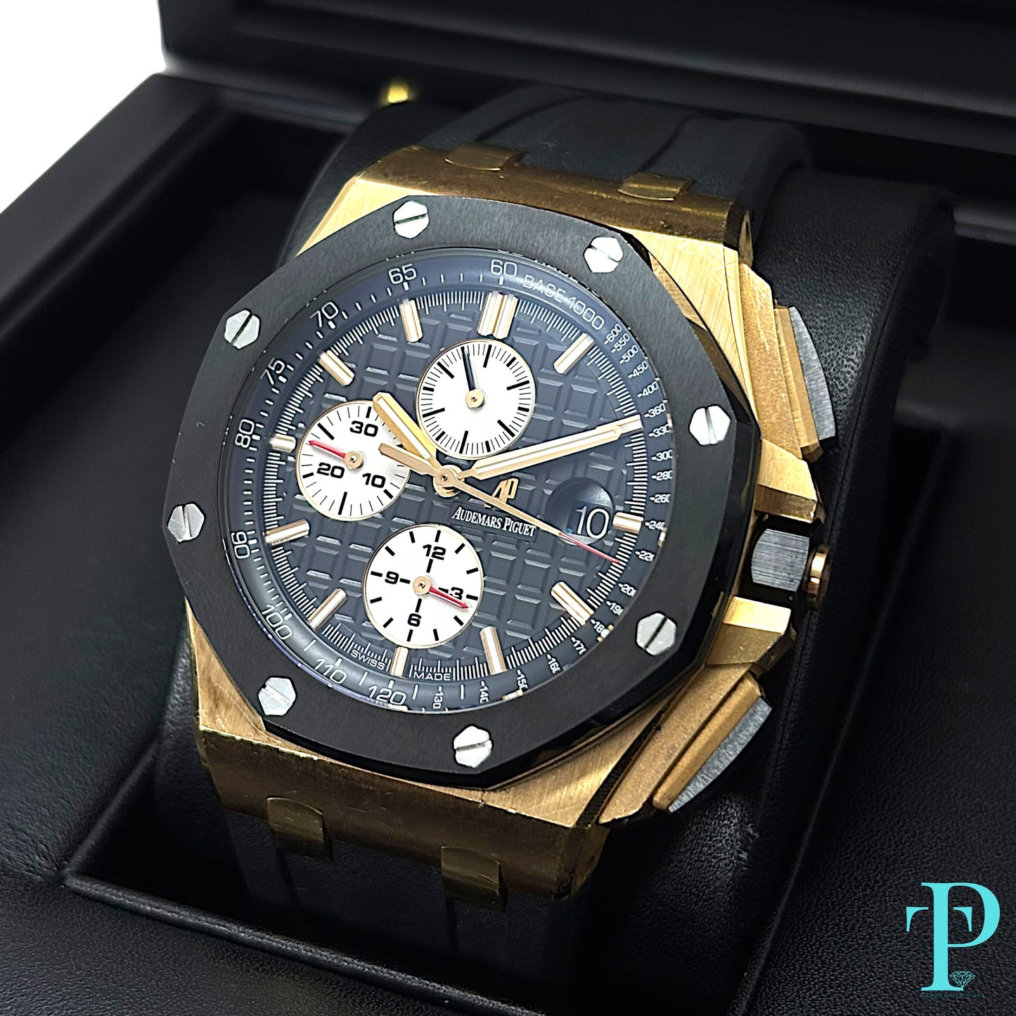 44MM AUDEMARS PIGUET ROYAL OAK OFFSHORE CHRONOGRAPH 18KT ROSE GOLD — REF. 26401RO.OO.A002CA.01
