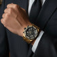 AUDEMARS PIAGUET ROYAL OAK OFFSHORE 44MM / 18KT ROSE GOLD / FACTORY DIAMOND BLACK RUBBER BEZEL / CHRONOGRAPH/ AUTOMATIC