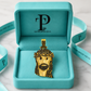 3.59CTW 14KT GOLD BLACK DIAMOND JESUS PIECE PENDANT