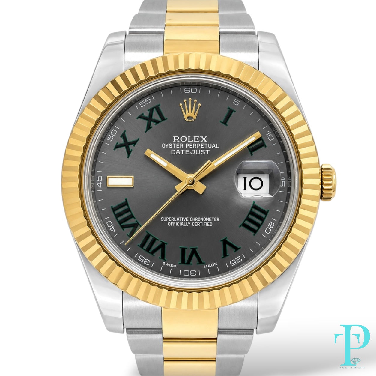 41MM ROLEX DATEJUST Ref.116333 “WIMBLEDON”  MENS WATCH