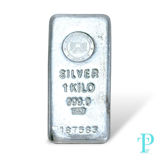 1 KILO SILVER BAR 999.0-(RANDOMIZED DESIGN, STAMPING & YEAR)