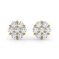 CLUSTER LAB DIAMOND STUDS