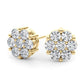 CLUSTER LAB DIAMOND STUDS