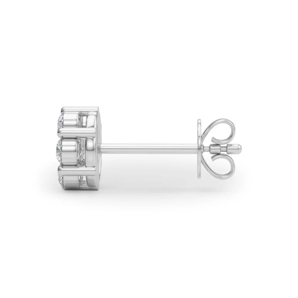 CLUSTER LAB DIAMOND STUDS