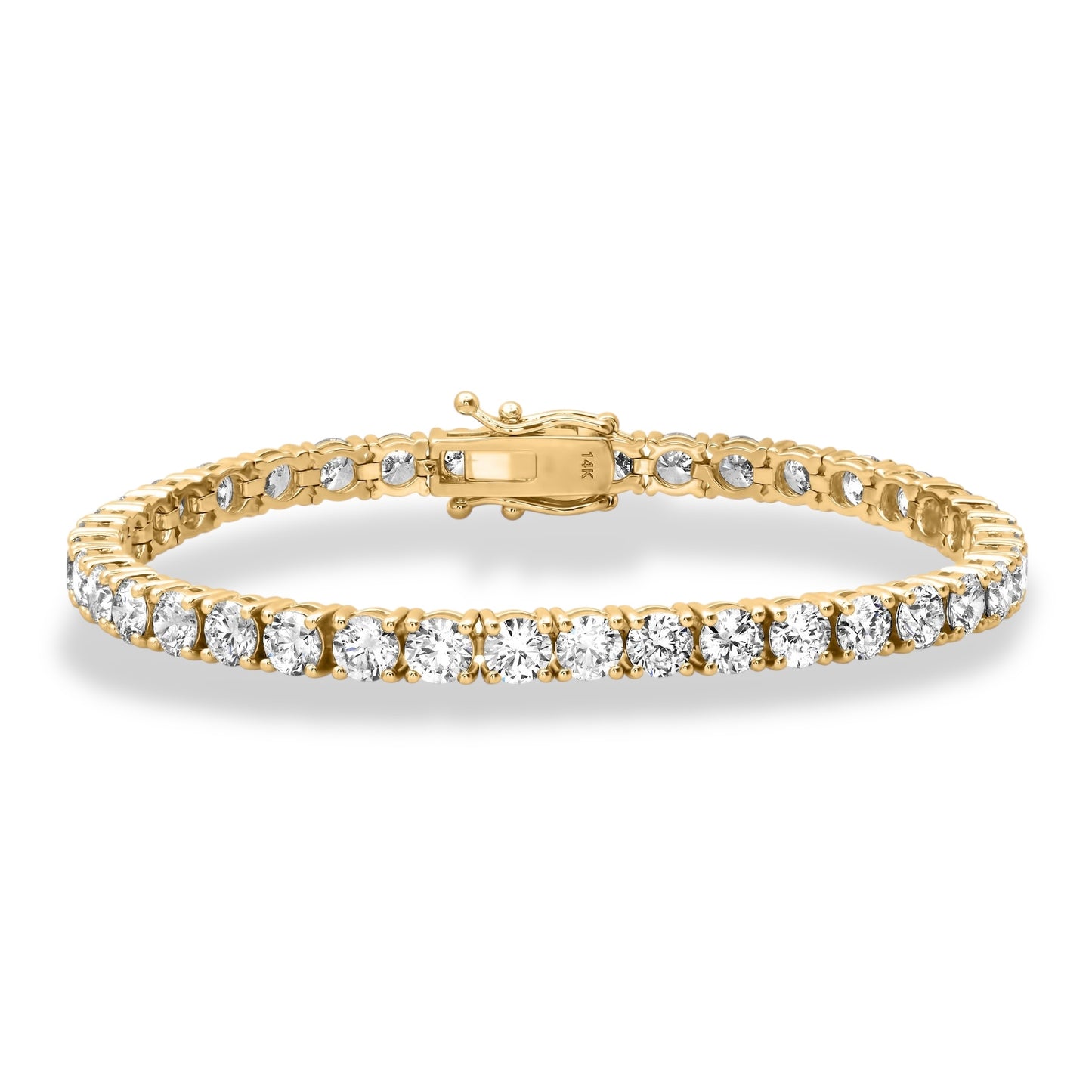 4.5MM 30-POINTER 14KT TENNIS BRACELET 8”
