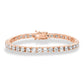 4.5MM 30-POINTER 14KT TENNIS BRACELET 8”