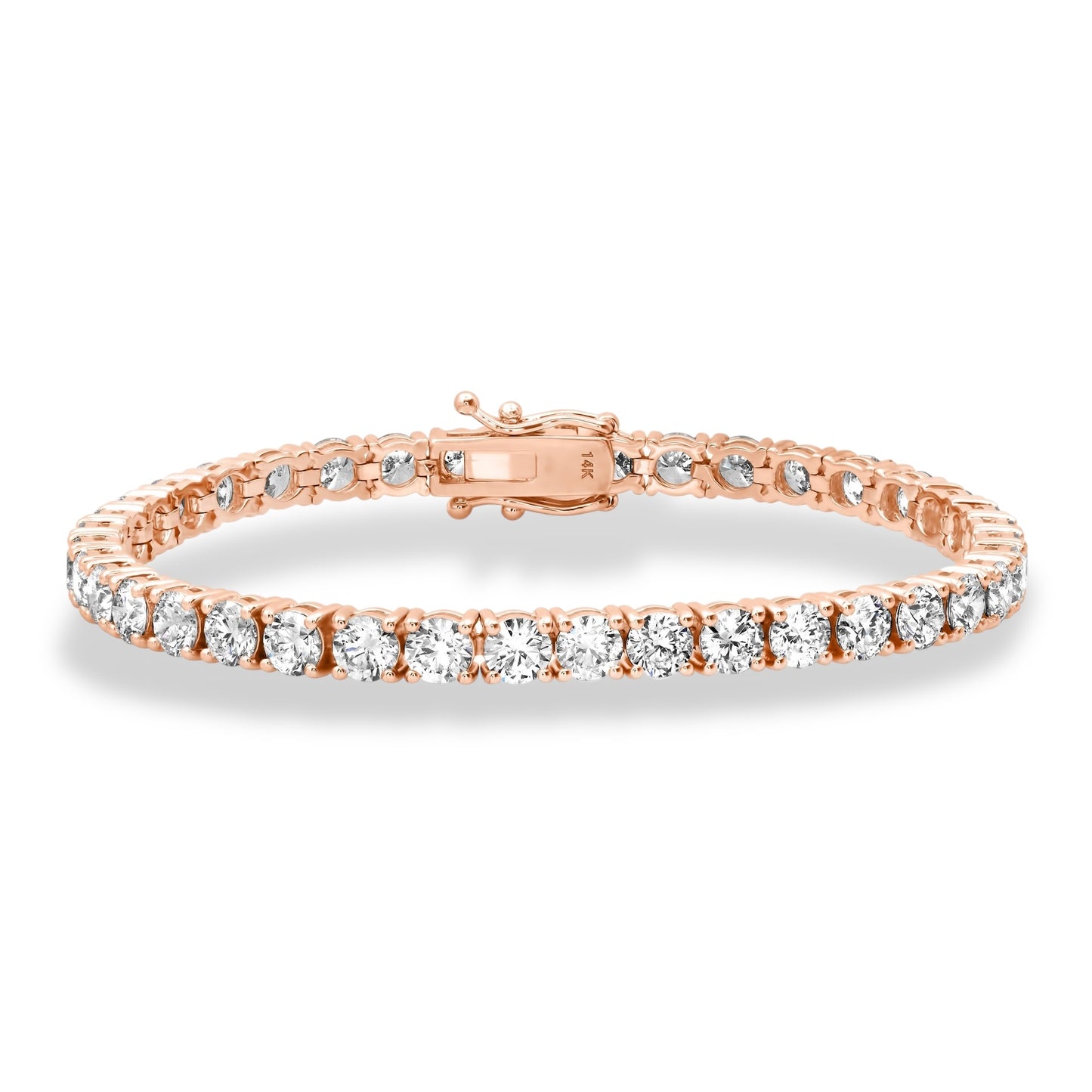 4.5MM 30-POINTER 14KT TENNIS BRACELET 8”